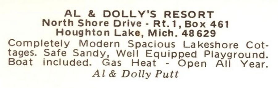 Al & Dollys Resort - Vintage Postcard
